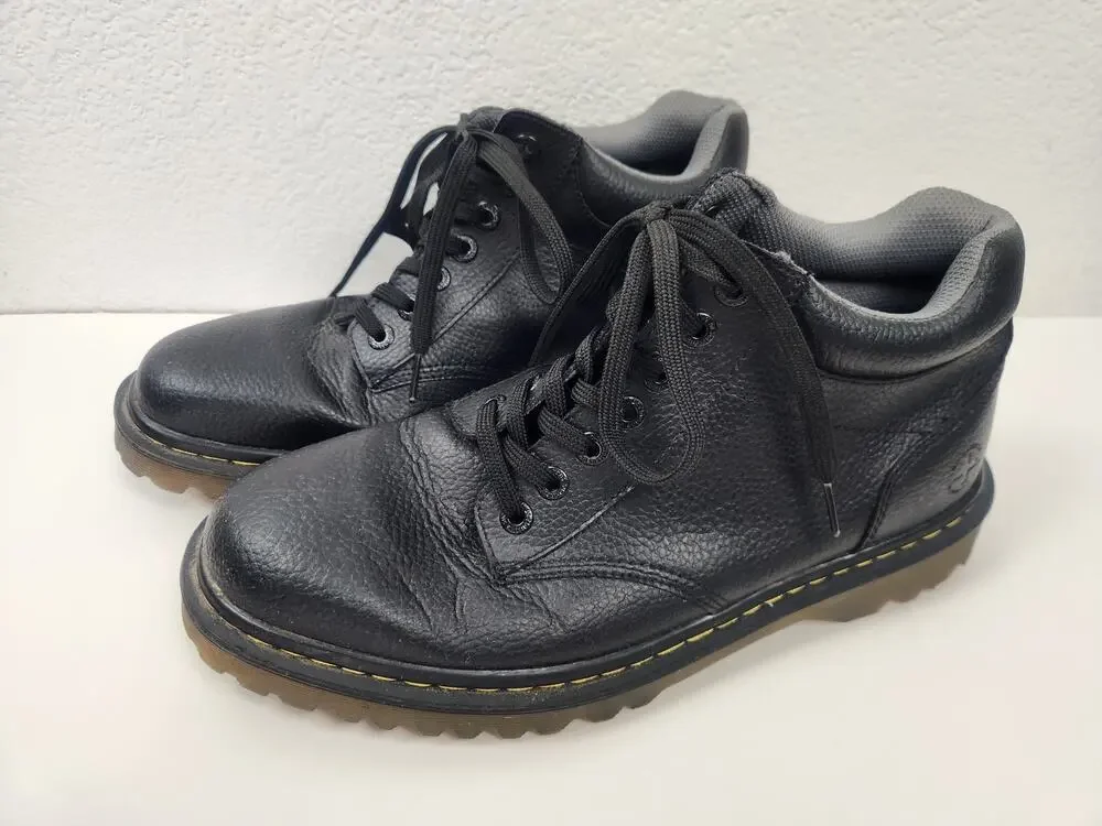 Dr. Martens Harrisfield Boot Black Leather Men Size 12 Work